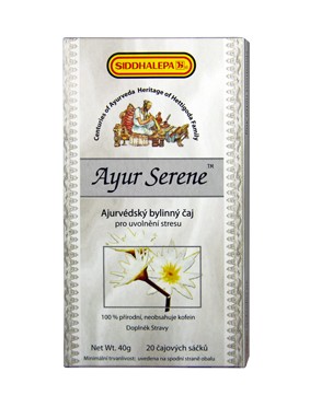 Ayur Serene - čaj 20 sáčků (PT 01), "odbourání stresu a úzkosti"